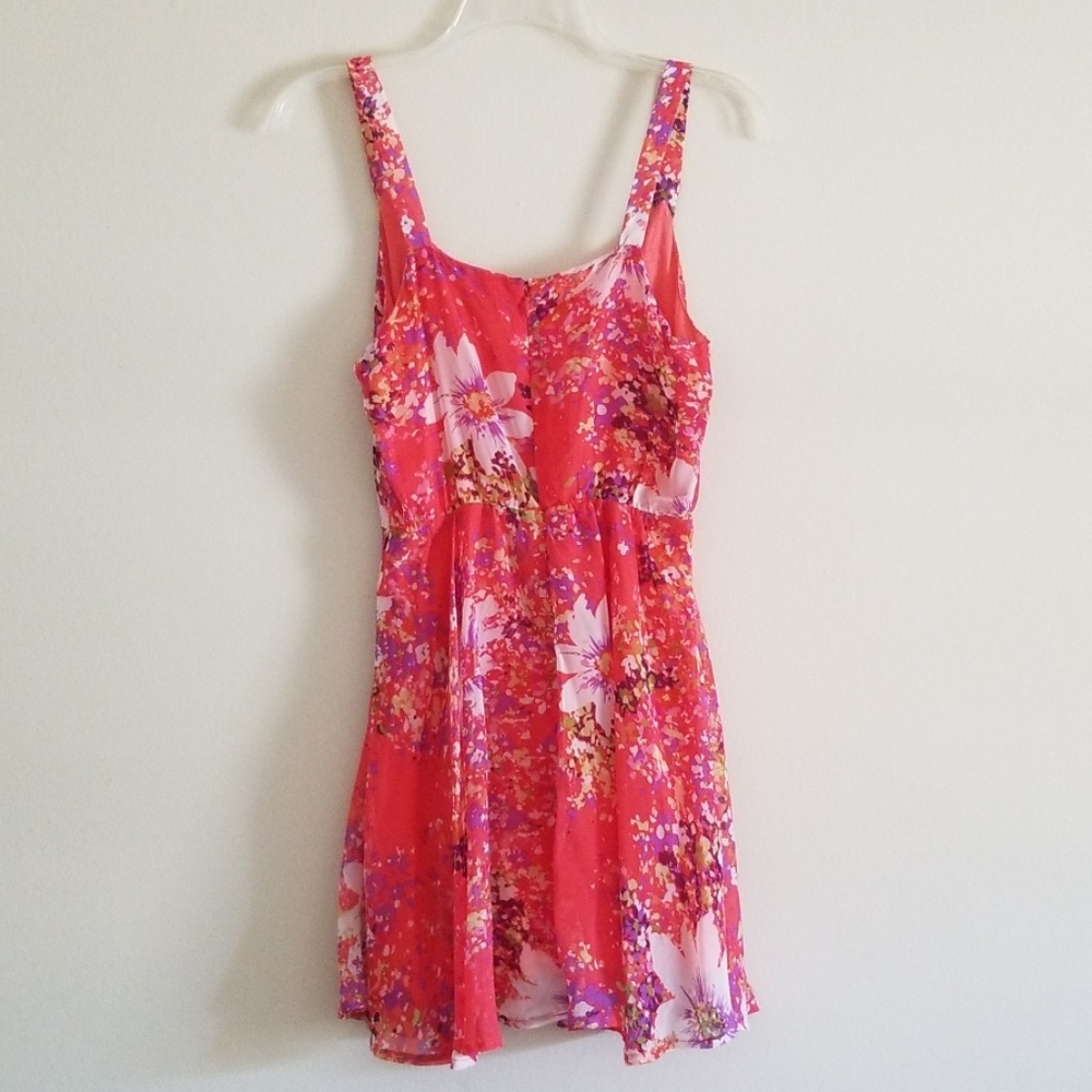Lucca Couture Urban Outfitter Chiffon Floral Dress - Picture 2 of 8
